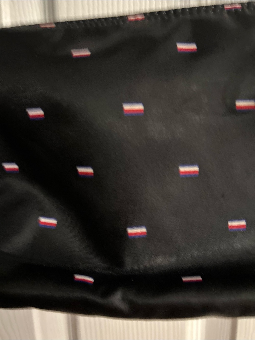 Tommy Hilfiger Black Crossbody Shoulder Bag with Subtle Stripe Accents - Picture 12 of 12